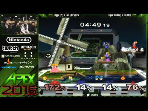 Apex 2015 - Liquid' KDJ & Ken Vs. EMG | Kirbykaze & Shippu - SSBM Pools WF - Melee