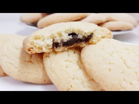 USKRŠNJI  ČOKO KEKSIĆI PUNJENI ČOKOLADOM ILI NUTELOM-CHOCOLATE COOKIES
