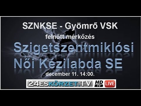 SZNKSE - Gyömrő VSK felnőtt női kézilabda mérkőzés HD