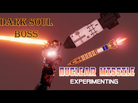 The Dark Soul Boss ( PP Amod ) vs Nuclear Missile Experimenting - People Playground 1.21