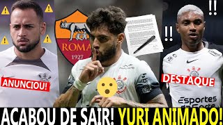 ROMA SURPREENDEU CORINTHIANS! YURI ALBERTO na MIRA! VITINHO EMPOLGOU! RECUSA por MAYCON E+