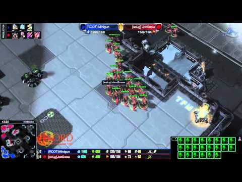 Starcraft 2 Minigun vs JonSnow Game 1 SC2 HOTS Tournaments