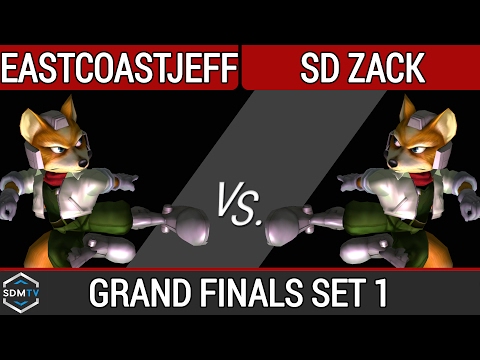 SDSU Biweekly 54 - EastCoastJeff (Fox) vs. SD Zack (Fox) - SSBM Grand Finals Set 1 - Smash Melee