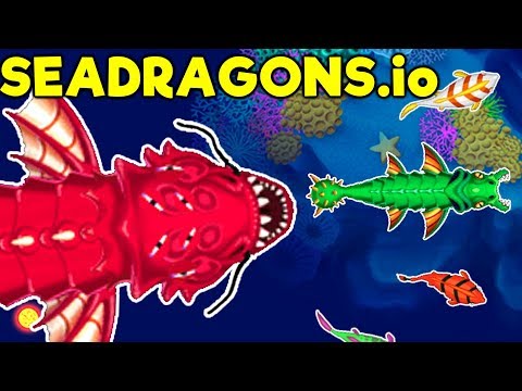 深海魚がバトルするオンライン対戦 SeaDragons.io ｜ 無料ブラウザゲーム｜アクションゲームの庵