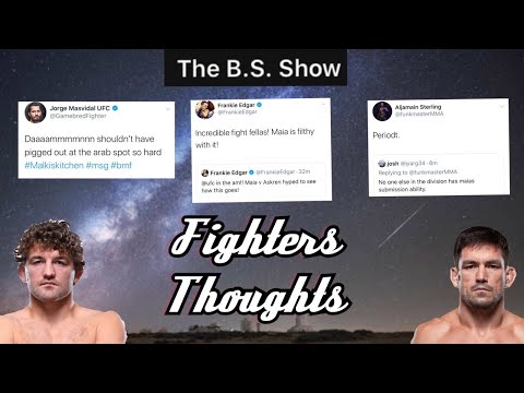 Fighters Thoughts on Demian Maia vs Ben Askren