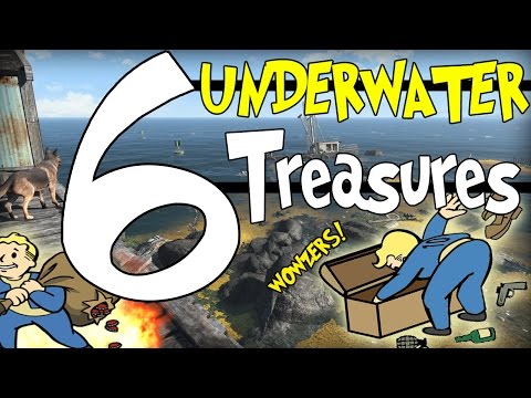 Fallout 4: All Underwater Hidden Treasures (Fallout 4 Secrets)