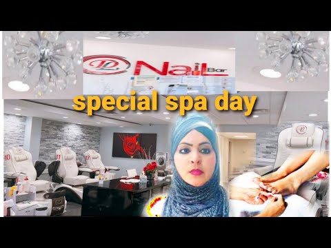 @Spa|special spa day after then i go  birthday party with my family|day to night vlogs zakia usa 🇺🇸😘