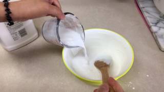 How to make cold porcelain or French paste