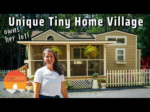 Her Sweet Tiny House in Amazing Tiny Home Community She Built in FL