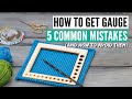 The Secrets To Getting Gauge And Knitting Perfect Swatches 5 Common Mistakes