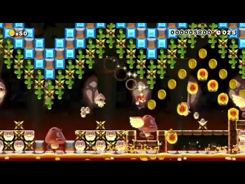 ●KEEP SPIN  Spike tower by ★☆Rapha☆★ - SUPER MARIO MAKER - No Commentary 1AH