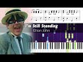 Elton John I M Still Standing Accurate Piano Tutorial With Sheet Music