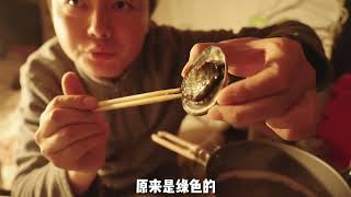 第一次见海结冰。 #大连 #旅行vlog #露营