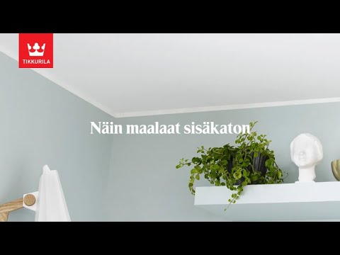 Kuinka maalata sisäkatto