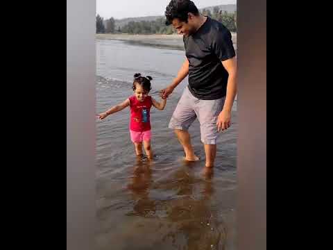 Tashu first ever beach trip
