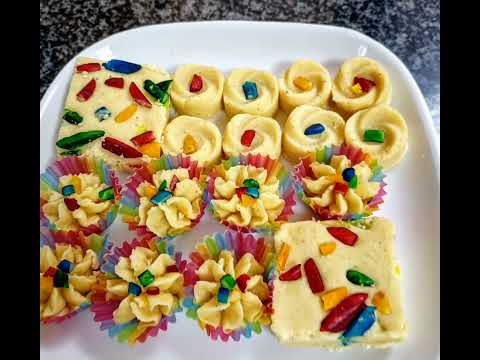 Creamy Burfee with klim made by Fathima