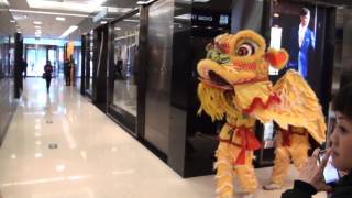 preview picture of video 'Danse du dragon à l'occasion du nouvel an chinois à Nanchang - Février 2013 2/3'