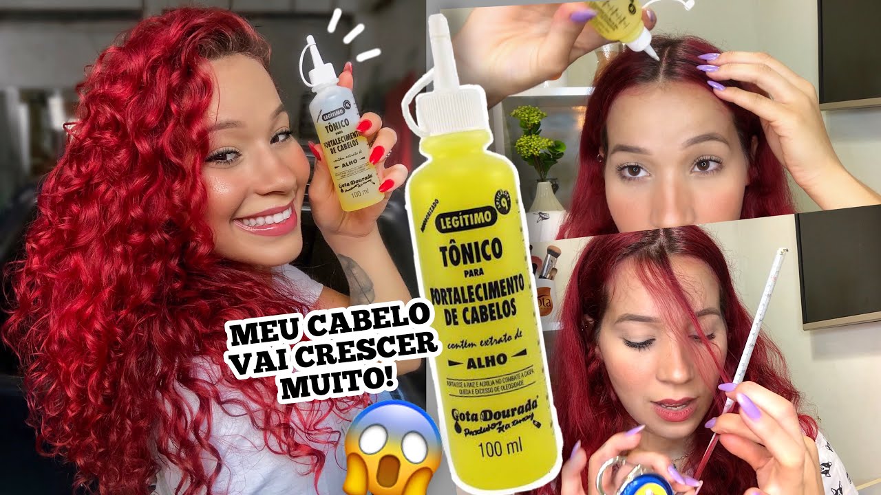 ROTINA COMPLETA COM TÔNICO DE ALHO DA GOTA DOURADA✨