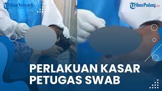 Viral Perlakuan Kasar Petugas Kesehatan saat Swab Seorang Bocah, Hidung Korban Seperti Diobok-obok