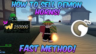 How To Sell Demon Horns in Project Slayers! (FAST WEN!) | Project Slayers Roblox Update 1.5