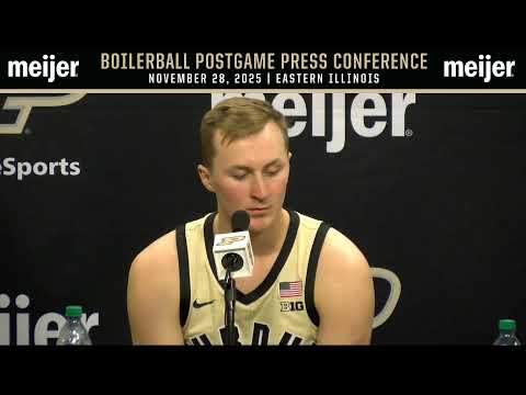 BoilerBall Postgame Press Conference | vs Eastern Illinois