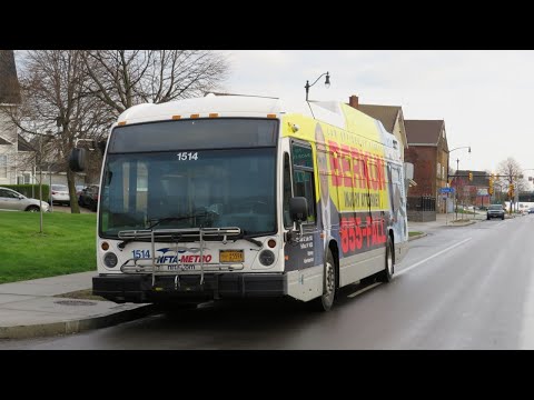 NFTA Metro Deadhead to Niagara and Prospect Bus 1514 - 2015 Novabus LFS CNG