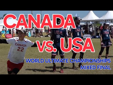 USA vs. Canada | 2024 World Ultimate Championships Mixed Final