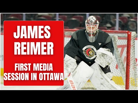 James Reimer media avail in Ottawa