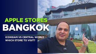 Apple Store Bangkok Tour + Price Check 🇹🇭 | Iconsiam vs CentralWorld