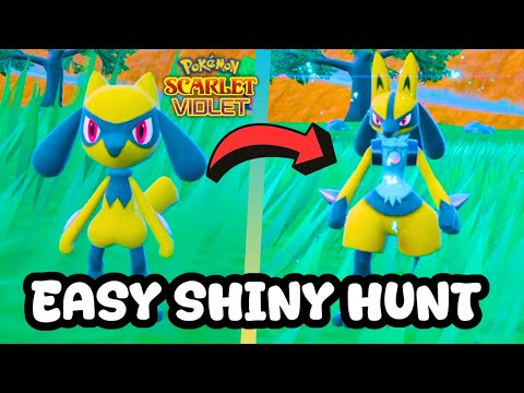 How to Get SHINY Riolu & Lucario EASY in Pokémon Scarlet and Violet