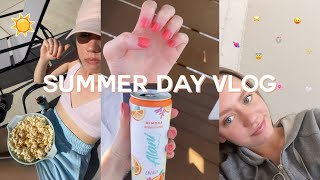 spend a summer day with me!! chill day in my life vlog  🧡☀️