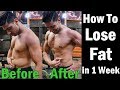 How to Lose Fat & Weight in 1 Week (Men and Women) | Belly Fat Workout & Exercise