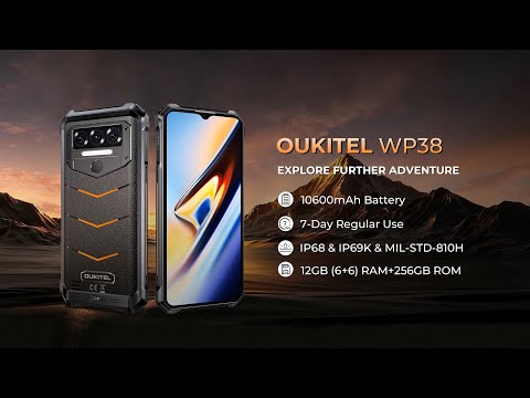 Смартфон Oukitel WP38 6/256GB Black (6931940751445)