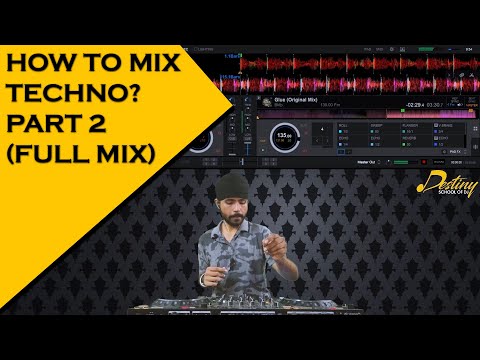 How To Mix TECHNO Music Using 3 Decks (Part 2) | 3 Decks Mixing | Techno Mix 2020 | Dj School In HYD