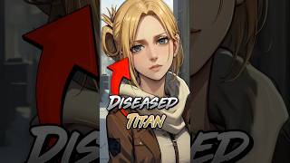 Annie has a unique disease - attack on titan facts #shorts #attackontitan