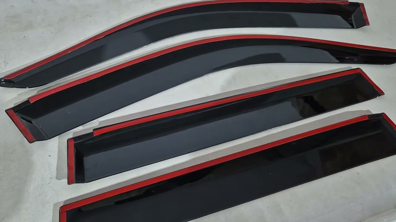 Lexus GX470 2002-2009 рр. Вітровики Niken Luxury (4 шт) Video 1