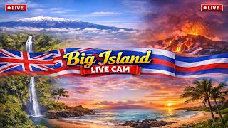 🔴 LIVE: Big Island Hawaiʻi Webcam Tour 🌋 Kīlauea Volcano, Kohala Coast, Kona & Mauna Kea | NOW! live webcam