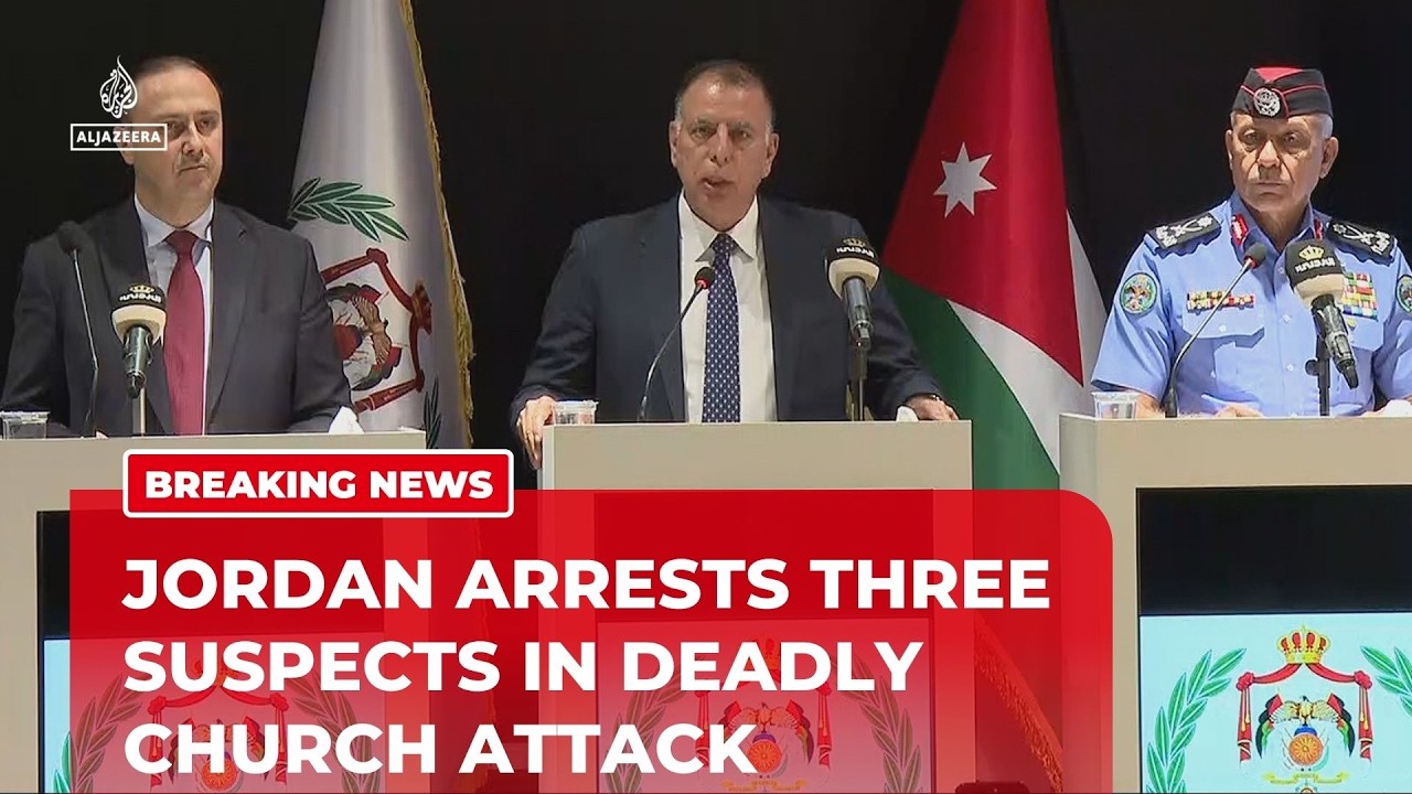 Jordanian Interior Minister gives update on deadly church shooting in Karak