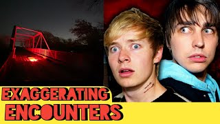 Sam and Colby Go To The Goat Man Bridge And Have A Ghostly Experience with Kallmekris Salt