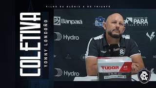 COLETIVA DO AUXILIAR YONNY LONDOÑO PÓS-JOGO CASTANHAL X REMO 12/02/26