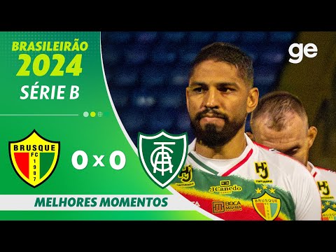 Gols e lances de Brusque x América-MG