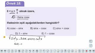 Eğitim Vadisi 11.Sınıf Matematik 1.Föy Trigonometri 7 Konu Anlatım Videoları