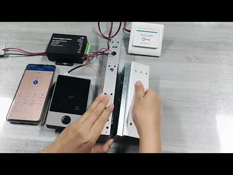 K3F Waterproof Outdoor QR Code Smart Lock RFID Keypad Access Control System Card Reader with TTlock