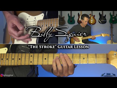 Billy Squier - The Stroke Guitar Lesson