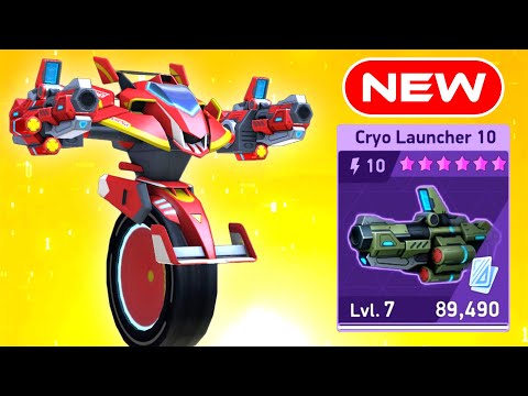 NEW WEAPON Cryo Launcher 10 with Killshot, Nomad, Slingshot - Mech Arena