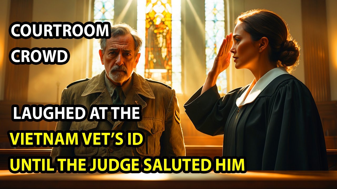 Courtroom Crowd Laughed at the Vietnam Vet’s ID — Until the Judge Saluted Him