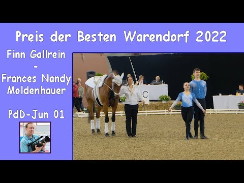 Finn Gallrein - Frances Nandy Moldenhauer - PdD-Jun 01 - Preis der Besten Warendorf 2022