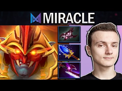 Huskar Dota 2 Gameplay Nigma.Miracle with 29 Kills and Aghanims #dota #dota2