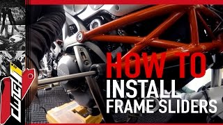 DUCATI MONSTER 796 | FRAME SLIDERS INSTALL
