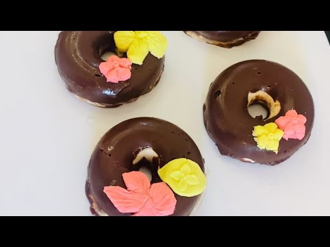 Super delicious creamy chocolate donut